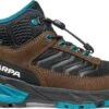 Scarpa Rush Mid S Kid GTX 1 Scarpa Rush Mid S Kid GTX -Scarpa 30505G Rush Mid S Kid GTX Dark Brown Ottanio RGB 1 1280x1280