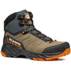 SCARPA RUSH TREK GORE-TEX DESERT MANGO 22 -Scarpa 9 90375 rush trek gtx desert mango 63140 200 3 02