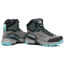 SCARPA RUSH TREK GORE-TEX WMN MIDGRAY AQUA 22 13 SCARPA RUSH TREK GORE-TEX WMN MIDGRAY AQUA 22 -Scarpa 9 90390 rush trek gtx wmn midgray aqua 63140 202 3 06